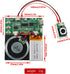 XLW 8MB Speaker,8 Sound Module, Support Bluetooth & MIC Recording Audio, Voice Chips with Min Easy Sound Recording Chip