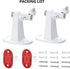 2Pack 360 Ring Camera Wall Mount for Ring Stick Up Cam & Ring Outdoor Cam Plus, Degree Adjustable No Drilling Mount