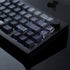 Tsungup PBT Keycaps - Side Printed 135 Keys Bamboo Sea Custom Keycaps, Gradient Grey Shine Through for Cherry MX