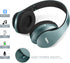TUINYO Wireless Headphones Over Ear, Bluetooth Headset with Microphone, Foldable Stereo Wireless, Lightweight, Silver
