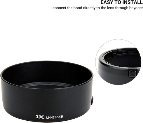Lens Hood for Canon RF 50mm F1.8 STM on EOS R6 R5 RP, Reversible Shade Replace Canon ES-65B, Compatible with 43mm