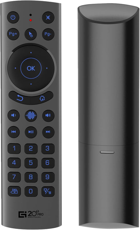 G20BTS Plus Wireless Bluetooth 5.0 Voice Backlit Remote Control for Android TV Box, Support 2.4G USB Gyroscope IR