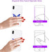 Transparent Clear Phone Holder Ring Grips, Finger Ring Stand for iPhone and Samsung Galaxy Cases