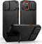 SURITCH for iPhone 13/14 Case with Magnetic Camera Slide Cover and Adjustable Kickstand,