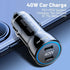 USB C Car Charger, 2-Port 40W Dual USB-C Power Adapter, PD/QC Fast Charging for iPhone, Samsung Galaxy, Pixel