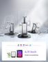 LISEN iPhone Stand for Desk, Portable 360 Adjustable Cell Phone Holder, Foldable Acrylic Aesthetic Accessories for