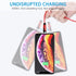 Terasako 5-Pack Magnetic Charging Cable (3/3/6/6/10FT) - 540° Rotating, LED Light, 90° Angle, Nylon-Braided (Red)