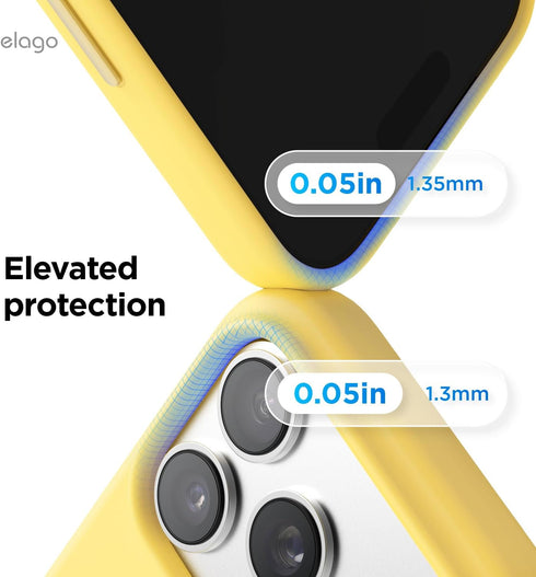elago 17 6.9 inch for iPhone Pro Max Case, Premium Magnetic Silicone Case, Compatible with MagSafe, Liquid Silicone
