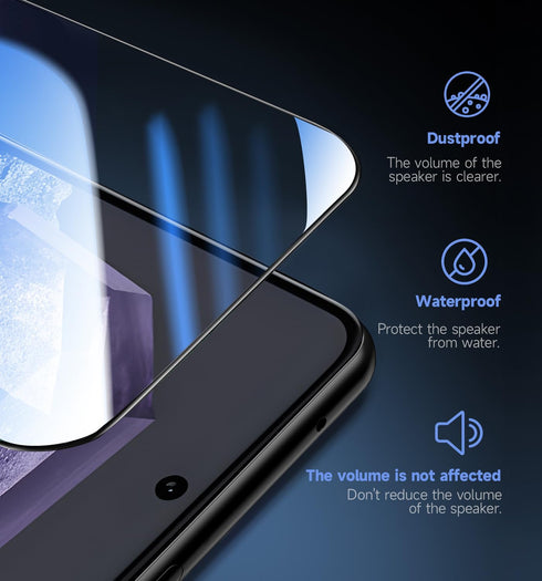 MAGIC JOHN Tempered Glass Screen Protector for Google Pixel 8 - 2 Pack, HD Clear, Bubble Free, Easy Install, Auto