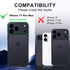 [2 17 AFARER Pcs Camera Lens Protector for iPhone Promax,Ultra-thin HD Metal Tempered Glass Anti-Scratch,Military Grade