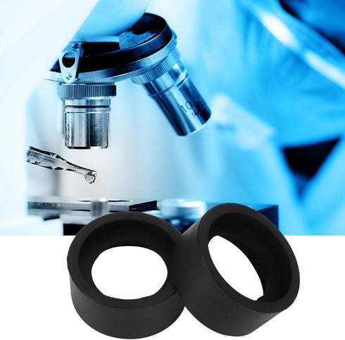 Eyepiece Cover 2Pcs for 32-36mm Stereo Microscope, Professional Rubber Guard Eyeshields with 36mm Diameter