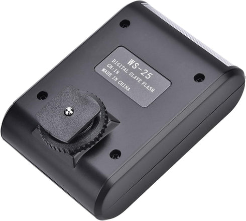 Camera Flash Speedlite for DSLR Cameras, Portable Mini Digital Hot Shoe Mount Flashlight with Auto Pre Flash Sensor