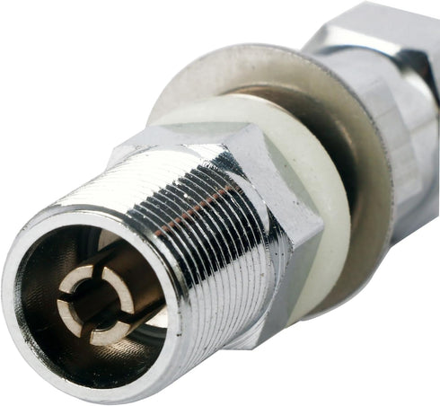 1 Pack CB Antenna Stud Mount Adapter - SO-239 UHF Female Connector for 3/8 x 24 Threads CB HAM Radio