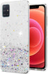 Samsung A71 5G Case, Clear Glitter Silicone, Phone Cover, Glitter Sparkle Pink, Shockproof Thin Design