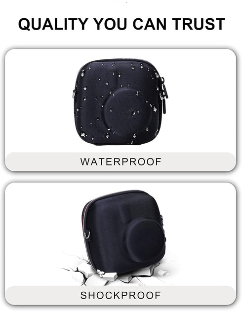 XANAD Hard Case for Fujifilm Instax Mini 12/11/10/9/8/7 and Mini 99 Instant Camera (with Shoulder Strap)