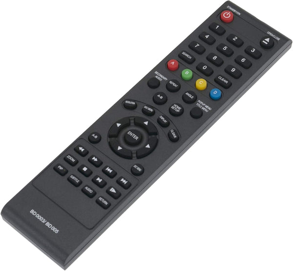 BD003 BD0003 BD005 Remote Control Replacement for Insignia Blu-ray Disc Player NS-BRDVD4-CA, NS-WBRDVD Series