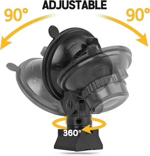 Xislet Radar Detector Mount for Car Truck, Super Suction Dash Cup Mount Compatible with Cobra Escort Passport