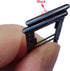 Single Sim Card Tray Holder for Galaxy A20 A30 A50 (Plastic, Black)
