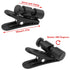 2PCS Large Rotatable Headphone Clips Portable Earphone Cable Clips Suitable for 2-4 mm Mobile Phone Earphones, Walkie-Talkie Earphones and MP3 Earphones
