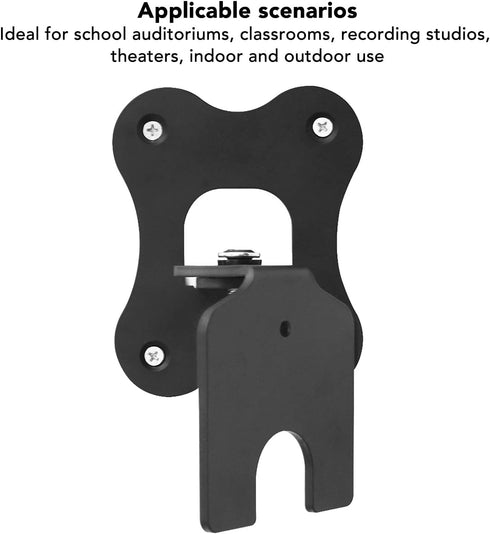 RS3S Speaker Wall Mounting Stand, Space Saving with Easy Install, Rotate Angle for School, Auditorium & Outdoor Use,
