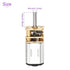 3V 150RPM 2.5 10mm DMiotech Rated Torque Output Shaft Length Micro DC Speed Reduction Motor Mini Metal Gearbox Motor