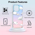 I-MGAE-IN-AR Holographic iPhone 11 Case, Clear Designs with Shockproof Bumper for Women Girls - 6.1 inch