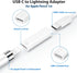 Pencil Charger Adapter for Apple Pencil 1st Generation, USB C to Lightning Adapter for iPad 10th Gen, Bluetooth Pairing