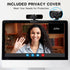 Dobuhont 2K 85 Webcam for PC, View USB Computer Camera, with Noise Canceling Microphone & Privacy Cover, HD Web Cameras