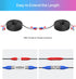 ZOSI 4 Pack 100ft All-in-One Video Power Cables, BNC Extension Security Camera Cable for CCTV with 4 Connectors & Clips