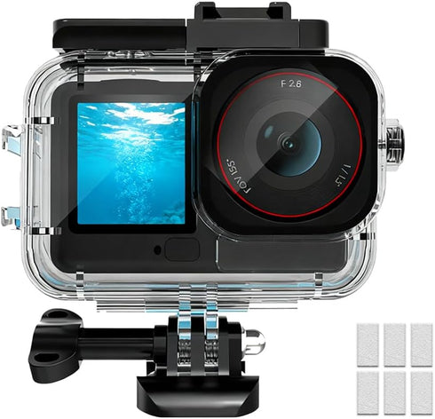 KETOPKIN Waterproof Case for DJI Osmo Action 6 Camera,60M/196FT Underwater Diving Housing Dive