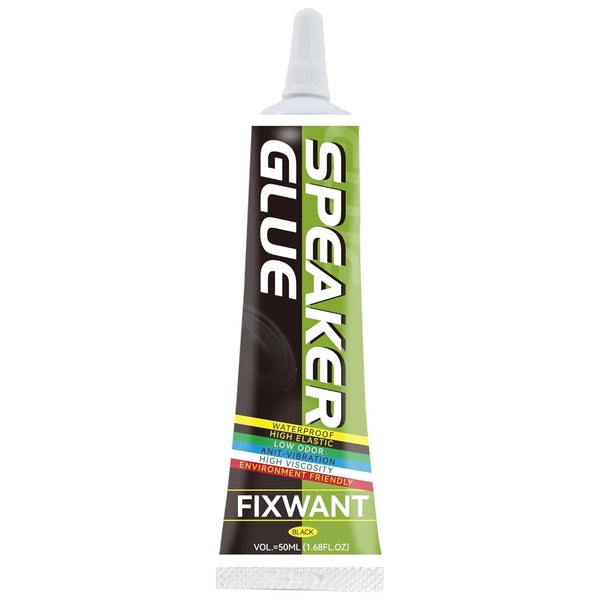 Loud Speaker Repair Glue, Foam Side Dust Cap Rubber Edge Cone Basin, Strong Adhesive, 50ML/1.68 fl.oz