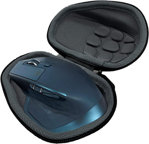 Hard Travel Mouse Case for Logitech MX Master 3 /3S/ Master 2S / MX Master Advanced Wireless Mouse, Travel Carrying Protective Storage Bag (with Carabiner Clip)