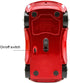 2.4GHz Wireless Mouse Cool 3D Sport Car Shape Ergonomic Optical Mice for PC Laptop Women Small Hands (Red)