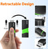 AreTop 8GB 5 Pack FAT32 8GB 5 Pack Flash Drive Thumb Drives Slide Retractable USB Drives Memory Sticks for Data Storage