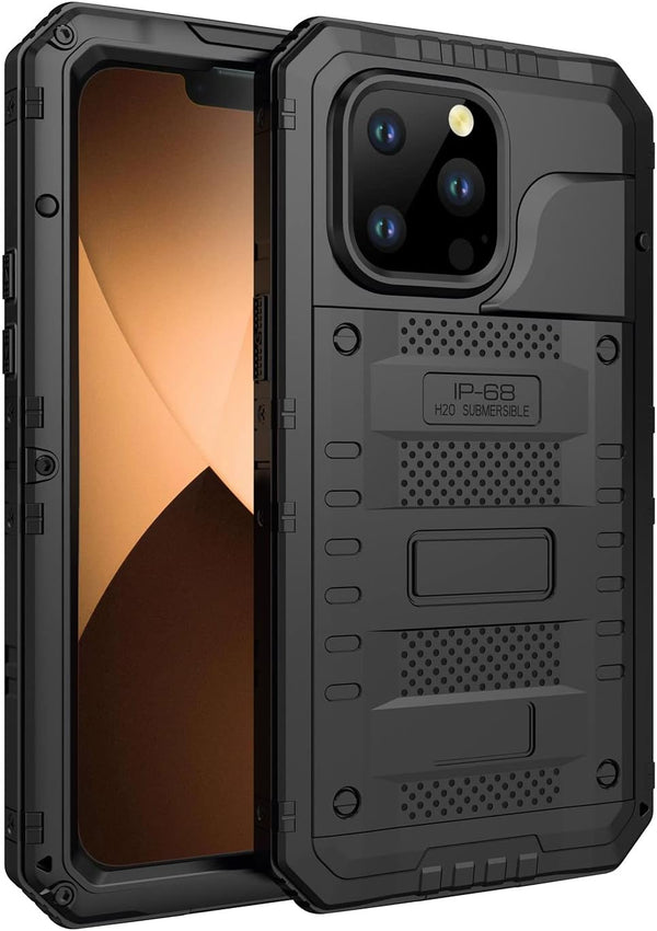 Marrkey Waterproof Case for iPhone 14 Pro Max 6.7 inch, Heavy Duty Shockproof Dustproof Metal Durable Case with