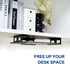 1.37" BYMECOST Under Desk Laptop Storage Mount, Metal Under Desk Device Holder, for Devices Up to Thick, MacBook, Mini