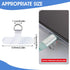 Phone Lanyard Patch Pad, 6Pcs Universal Phone Tether Tab Connector with Metal Ring for Cellphones Safety Drop