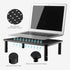 TV/Monitor Riser Desktop Stand - Sturdy Metal Laptop Shelf for Printer, iMac, 3 Height Adjustable PC, 2 Pack