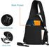 MOSISO Camera Sling Backpack, Full Open Case with Tripod Holder & Rain Cover for DSLR/SLR/Mirrorless, Black