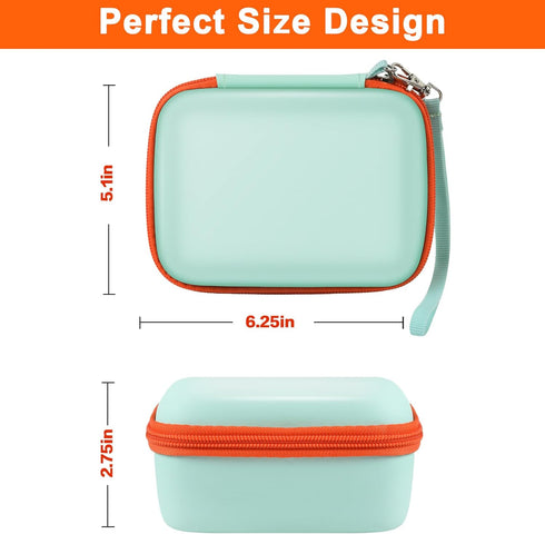 Travel Case for Yoto Mini – Kids Audio & Music Player, Holder Bag for Children’s Speaker Plays Audiobook Cards, Green