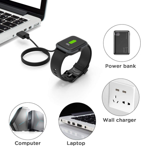 IDW17, IDW21, IDW23, IDW25, IDW26 Smart Watch Charger, Magnetic USB Replacement Cable for Faweio IDW26