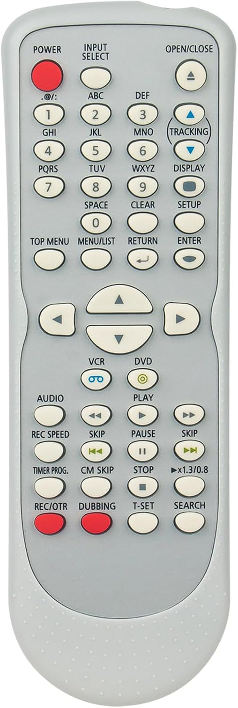 ECONTROLLY NB664UD NB664 Replace Remote Control Work for Sylvania Dual DVD VCR Recorder