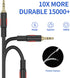 LDKCOK 3.5mm Male to Male Audio Aux Cable 30ft for Beats Headphones, iPods, iPhones, Stereos