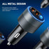 USB C Car Charger 66W, Fast Car Cigarette Lighter Adapter with PD 30W + Dual QC3.0 for iPhone 14 13 12 11 Pro Max,