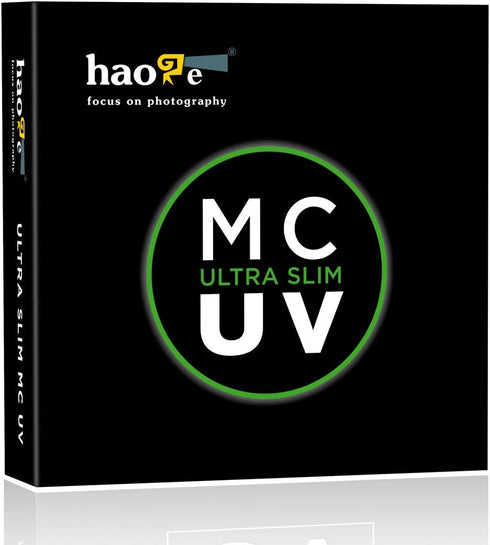 Haoge 77mm Ultra Slim MC UV Protection Multicoated Lens Filter for Canon 70-200mm, 17-40mm, 100-400mm