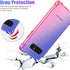 Case for Samsung Note 8 - Cute Gradient Slim Anti Scratch Soft Clear TPU Cover, Shockproof, Blue/Pink