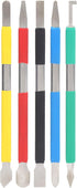Hilitand 5pcs Dual Ends Metal Spudger Set - Professional Pry Opening Tool Kit for Mobile Devices