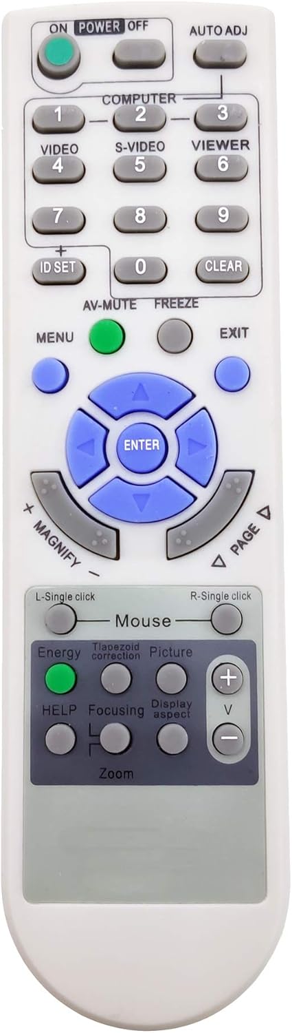 7N901122 Projector Remote Control for Dukane ImagePro Models 6645HDA, 6645WA, 6647W, 6650HDA