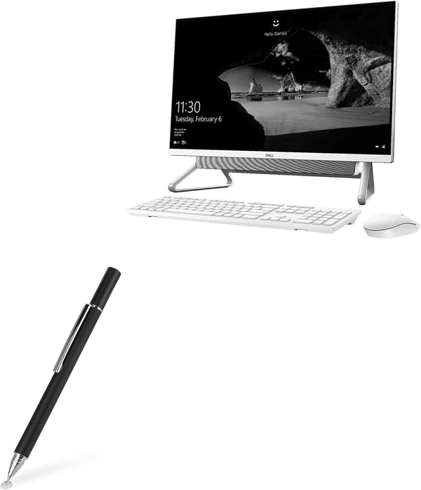 BoxWave Stylus Pen for Dell Inspiron 27 7000 All-in-One (7700) - FineTouch Capacitive Stylus, Super Precise Jet Black