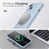 GOODVISH 3 in 1 Liquid Silicone Case for iPhone 14 (6.1") - Shockproof, Anti-Scratch, Upgraded Camera Protection, Blue